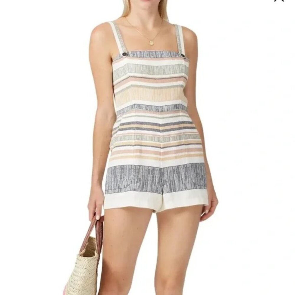 Slate & Willow Stripped Annie Romper Size 4